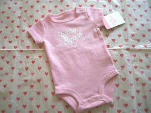 OSHKOSH BABY MÄDCHEN SHIRT ROSA NEU MIT ETIKETT BODYSUIT BABY B'GOSH - Bild 1 von 2