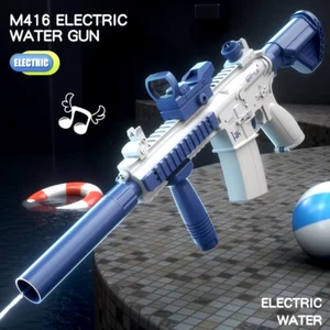M416 Water Gun Electric Shooting Toy Full Automatic Summer Beach Shoot Toy Kids - Picture 1 of 6