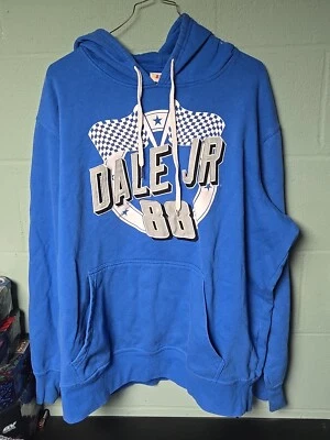 NASCAR Dale Earnhardt Jr 88 Pullover Sudadera con Capucha Azul Talla 2XL GIII Suave Foto 1 de 4