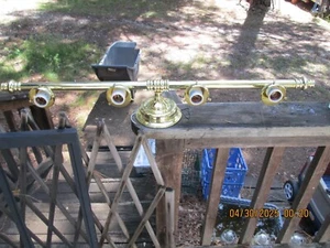 34 IN. LAMPADA DA PARETE "HAMPTON BAY" 4 PRESE NO BLUBS NUOVA. - Foto 1 di 4