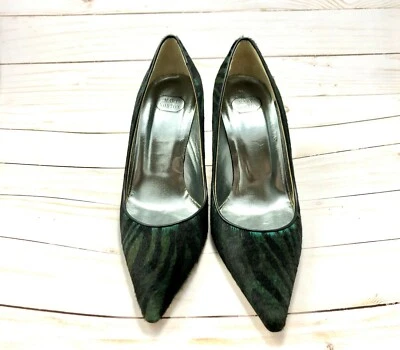 NWB Mary Norton Brooke Pointed Pump Sz 37.5 Zebra - Image 1 of 4