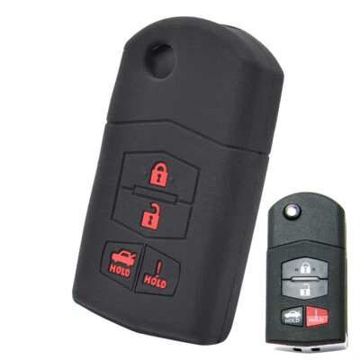 XUKEY Custodia cover chiave silicone per Mazda 3 6 RX-8 MX5 MX-5 Miata MPV telecomando fob sleeve