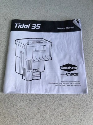 Seachem Tidal 35 Power Aquarium Filter Replacement Part Operators Manual - Image 1 of 2