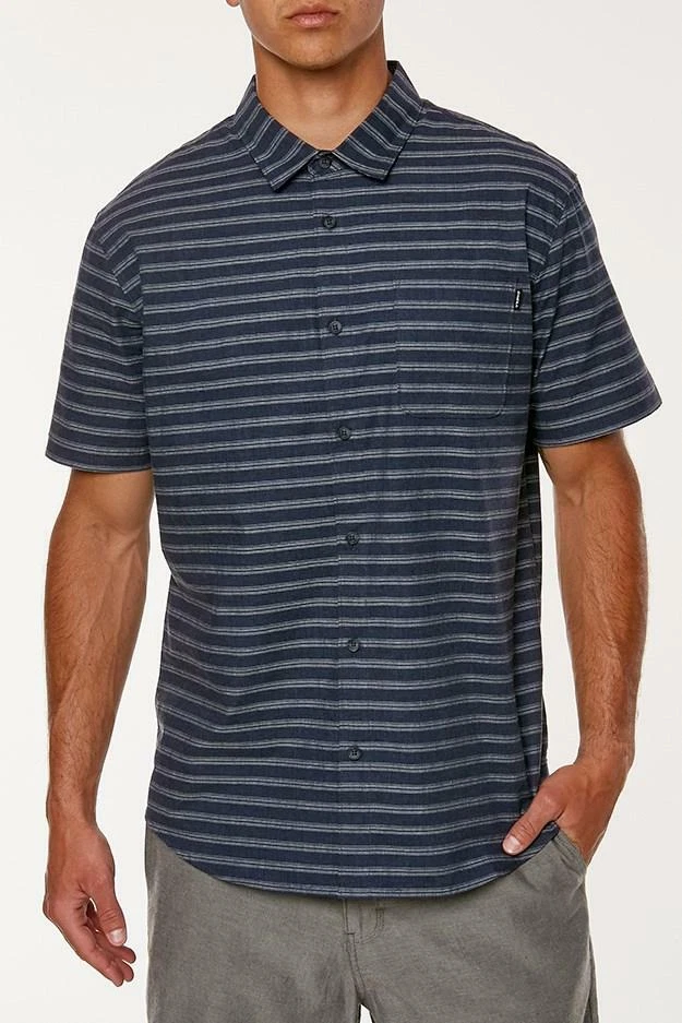 O'NEILL Men's S/S Button-Up Shirt STAG - NVY - Medium - NWT  - Image 1 of 2