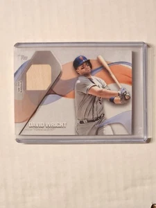2017 DAVID WRIGHT TOPPS MAJOR LEAGUE MATERIALS GU BAT  RELIC  NEW YORK METS - Picture 1 of 2