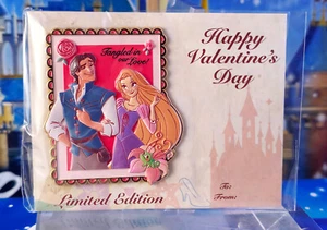 Disney DEC Pin - Valentinstag 2024 - Rapunzel & Flynn TWDC Store Tangled - Bild 1 von 2