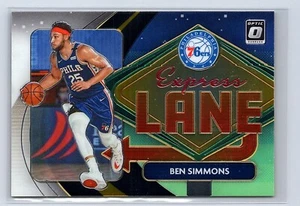 Ben Simmons 2020-21 Donruss Optic Express Lane 22 Philadelphia 76ers - Picture 1 of 2