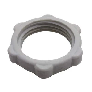 Juego de 2 nudos de conducto hexagonal anillo de bloqueo 20 mm PVC gris - Imagen 1 de 5