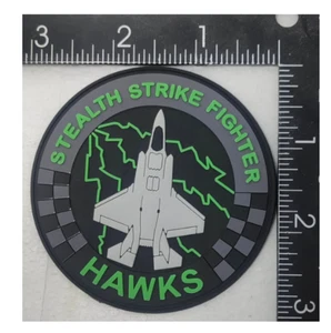 MARINE CORPS VMFA-533 HAWKS F-35 PVC PATCH WITH HOOK & LOOP - Picture 1 of 1