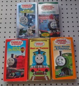 Thomas the Train VHS Lot 5 Thomas and Friends Adventures 