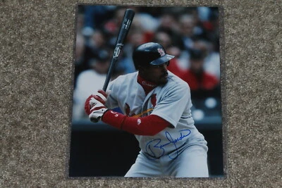 BRIAN JORDAN AUTOGRAPHED CARDINALS 8X10 PHOTO POSE 1 - Imagem 1 de 2