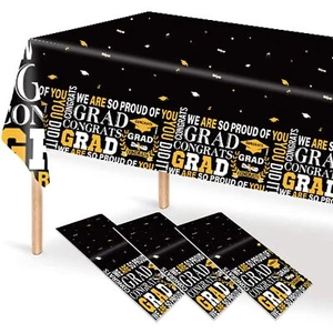 Graduation Tablecloth Graduation Party Decorations 2024 Gongrats Grad Tableco... - Picture 1 of 6
