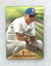 1996 Pinnacle Starburst Todd Hollandsworth Los Angeles Dodgers Baseball #152