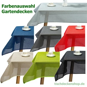 Gartendecke eckig 130 x 220 cm, mit Saum, wetterfest - Bild 1 von 6