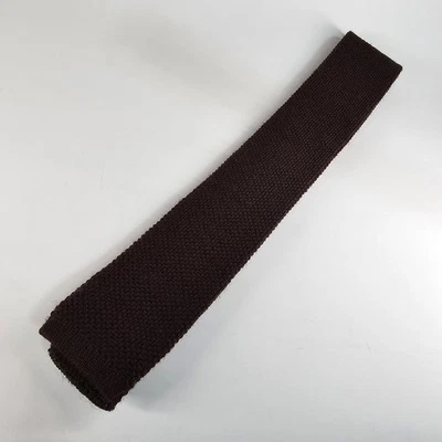 复古 Emporium Capwell 100% 羊毛针织男式领带纯色华夫饼修身袜子美国 — 第 1/4 张图片