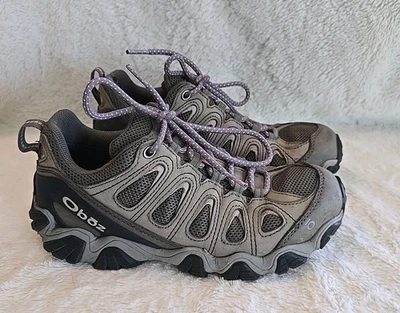 Women's Oboz Sawtooth II Low Tradewinds Hiking Shoes Size 7.5Gray Brown Outdoor - Image 1 of 4
