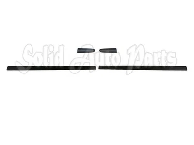 New Front Fender Flare Moulding Trim For 2003-2009 Mercedes-E Class 4pcs Black - Image 1 of 2