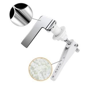 Convenient and Practical Toilet Flush Handle Replacement in Silver Chrome - Picture 1 of 12