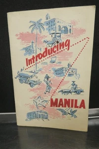 Introducing Manila Booklet - 1952 with Fold-Out Map in Back - Picture 1 of 7
