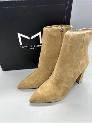 Marc Fisher LTD Ulani Medium Natural 102 Leather Bootie Women’s 8.5M - Image 1 of 4