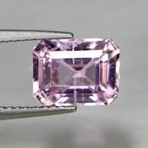 3.23 Cts Fine Grade Pink Natural Kunzite Octagon Loose Gemstone - Picture 1 of 6