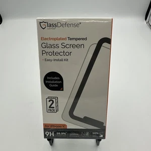 Protector de pantalla para iPhone X, defensa de cristal [paquete de 2], protector de pantalla de 0,35 mm  - Imagen 1 de 2