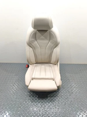BMW X5 F15 X6 F16 FRONT LEFT PASSENGER SIDE ELECTRIC HEATED SEAT ELFENBEIN WHITE - Image 1 of 4