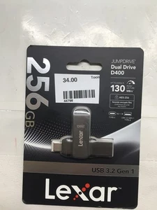 Lexar JumpDrive Dual Drive D400 256GB USB 3.2 Gen 1 Type-C & Type-A Flash(44798) - Bild 1 von 3