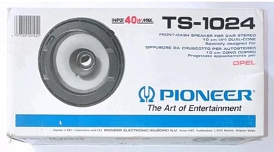 Altoparlanti Pioneer Ts-1024 Doppio Cono 10 Cm 40w Opel Vintage - Immagine 1 di 3