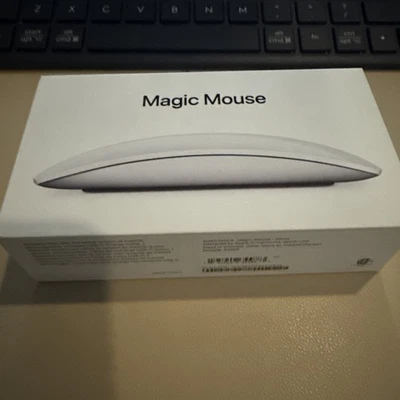 Apple Magic Mouse USB-C Multi-Touch Latest 2024 Original MXK53AM/A White A3204 - Image 1 of 3