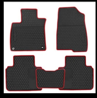 Floor Mats Honda Accord 10th Generation 2018 2019 2020 2021 2022 Black Rubber - Image 1 of 2