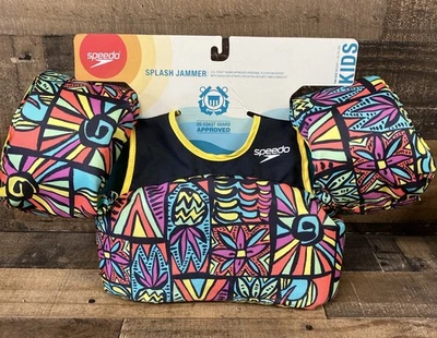 Speedo Splash Jammer - Black: Polyethylene & Polyester Life Jacket Vest, Kids - Image 1 of 4