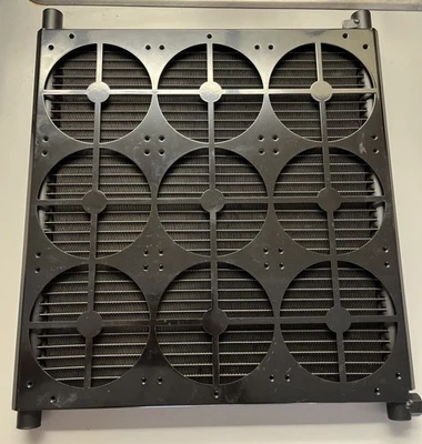 Koolance 9x120 Fan Liquid Cooling Radiator HX-1080 Great Fins - No Fans - Image 1 of 4