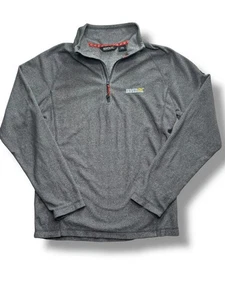Regatta Men’s 1/4 Zip Fleece Sweatshirt S M Grey Outdoor Hiking Walking Camping - Picture 1 of 12