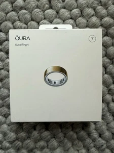 Oura Health Smart Ring Size 7 Gold Generation 4 Under 1 Year Old - Picture 1 of 4