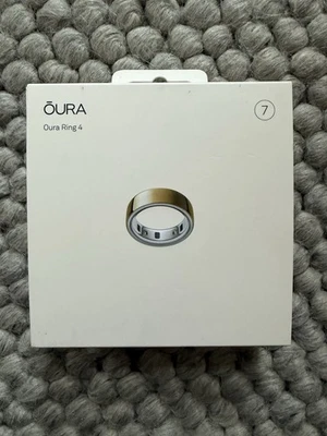 Oura Health Smart Ring Size 7 Gold Generation 4 Under 1 Year Old - Image 1 of 4