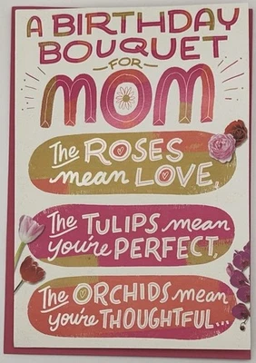 ¡TARJETA DE FELICITACIÓN DE MAMÁ FELIZ CUMPLEAÑOS VOLADORA DACHSUND!! / DIVERTIDO/ RAMO/POP UP Foto 1 de 2