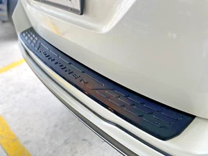 REAR BUMPER STEP SCUFF PLATE PROTECTOR COVER FOR TOYOTA FORTUNER 2015-2025 HB - Picture 1 of 2