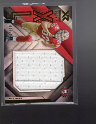 B4191- 2019 Panini XR Rookie XL Materials #8 Nick Bosa Jersey /149 - NM-MT - Image 1 of 2