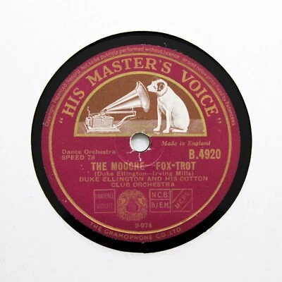 DUKE ELLINGTON & HIS COTTON CLUB ORCHESTRA "The Mooche" (EE+) HMV B-4920 [78] - Image 1 of 2