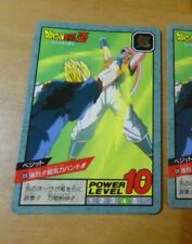 DRAGON BALL Z DBZ SUPER BATTLE POWER PART CARDDASS CARD CARTE 629 JAPAN NEW MINT