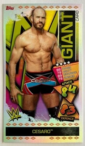 2021 Topps UK WWE Slam Attax - CESARO 3x5" Giant Card OV18 - Picture 1 of 3