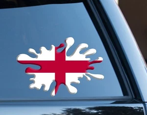 Englische Flagge Splat lustig Aufkleber Aufkleber Auto, Van, Laptop, England National Pride - Bild 1 von 2