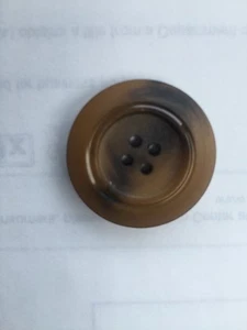 Beautiful Coat Button Set OF 9 -1" Coffee Color - Picture 1 of 1