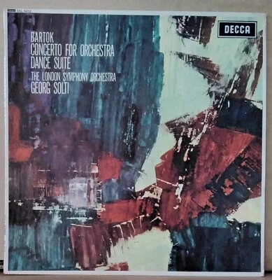 DECCA SXL 6212 AUS/UK ED 1 BARTOK - CONCERTO FOR ORCHESTRA SOLTI LSO LP - Image 1 of 3