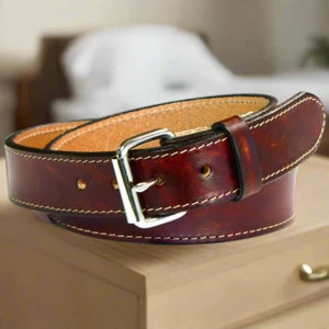 Antique Finish Heavy Duty Work Belt - Picture 1 of 2
