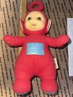 1998 Hasbro Playskool Teletubbies 15 Inch Talking Po Red Plush Toy Doll TESTED
