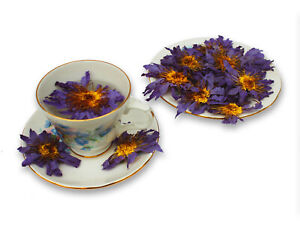 Blue Lotus Flowers, Blue Lily Flowers - Premium Organic  *SPECIAL* 10g - 1kg