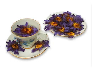 Flores de loto azul, flores de lirio azul - orgánico premium * ESPECIAL* 10 g - 1 kg - Imagen 1 de 3