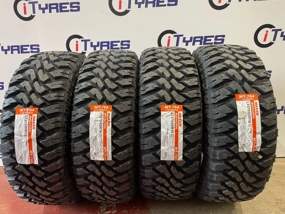 X4 275 65 18 MAXXIS BIGHORN MT-764 MUD TERRAIN 4x4 TYRE 275/65R18 119/116Q CHEAP - Image 1 of 4